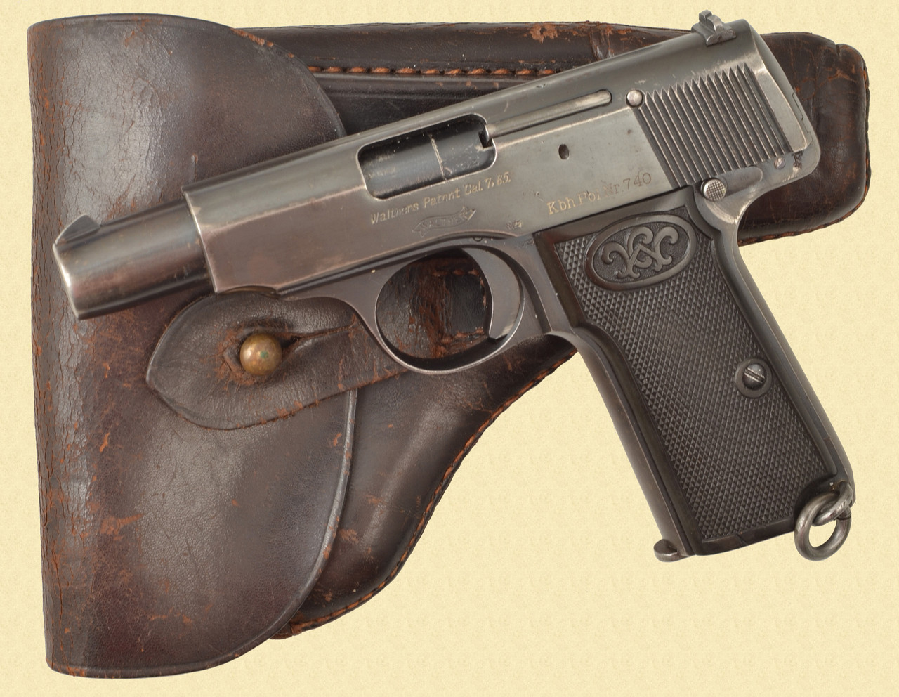 WALTHER MODEL 4 PISTOL Kbh POL. Nr 740 - C53299