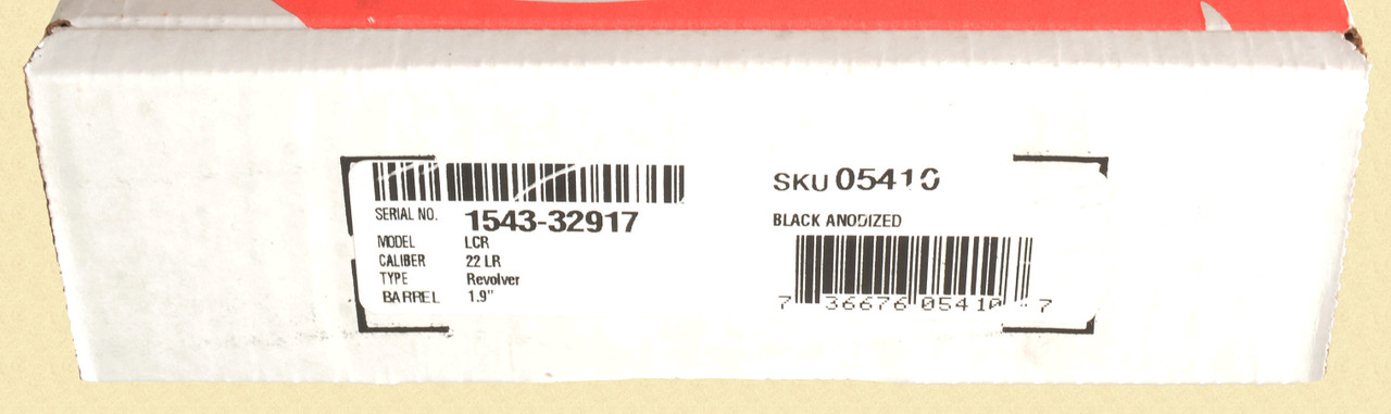 RUGER LCR 22 LR REVOLVER - D34152