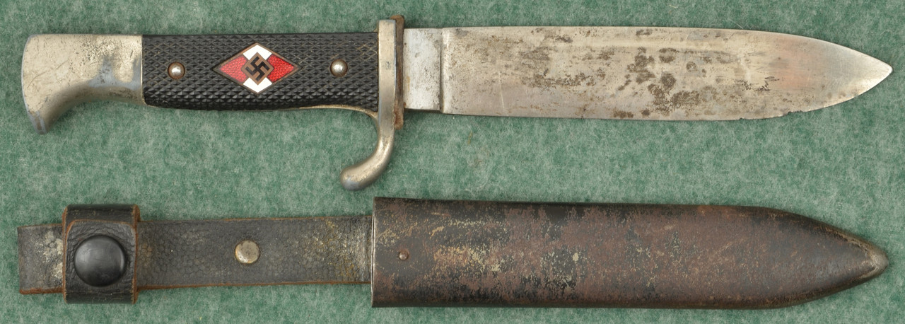 GERMAN HJ KNIFE WITH SCABBARD - C53823