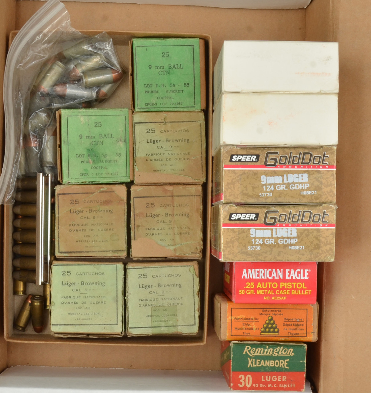 AMMUNITION LOT OF VARIOUS CALIBERS - M9148