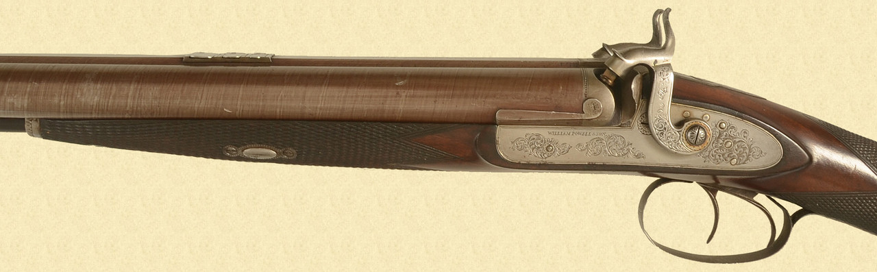 William Powell
& Son   PERCUSSION DOUBLE RIFLE - C53082