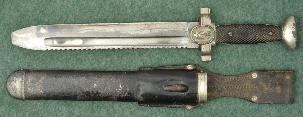 GERMAN RED CROSS HEWER WITH SCABBARD AND FROG - M9973