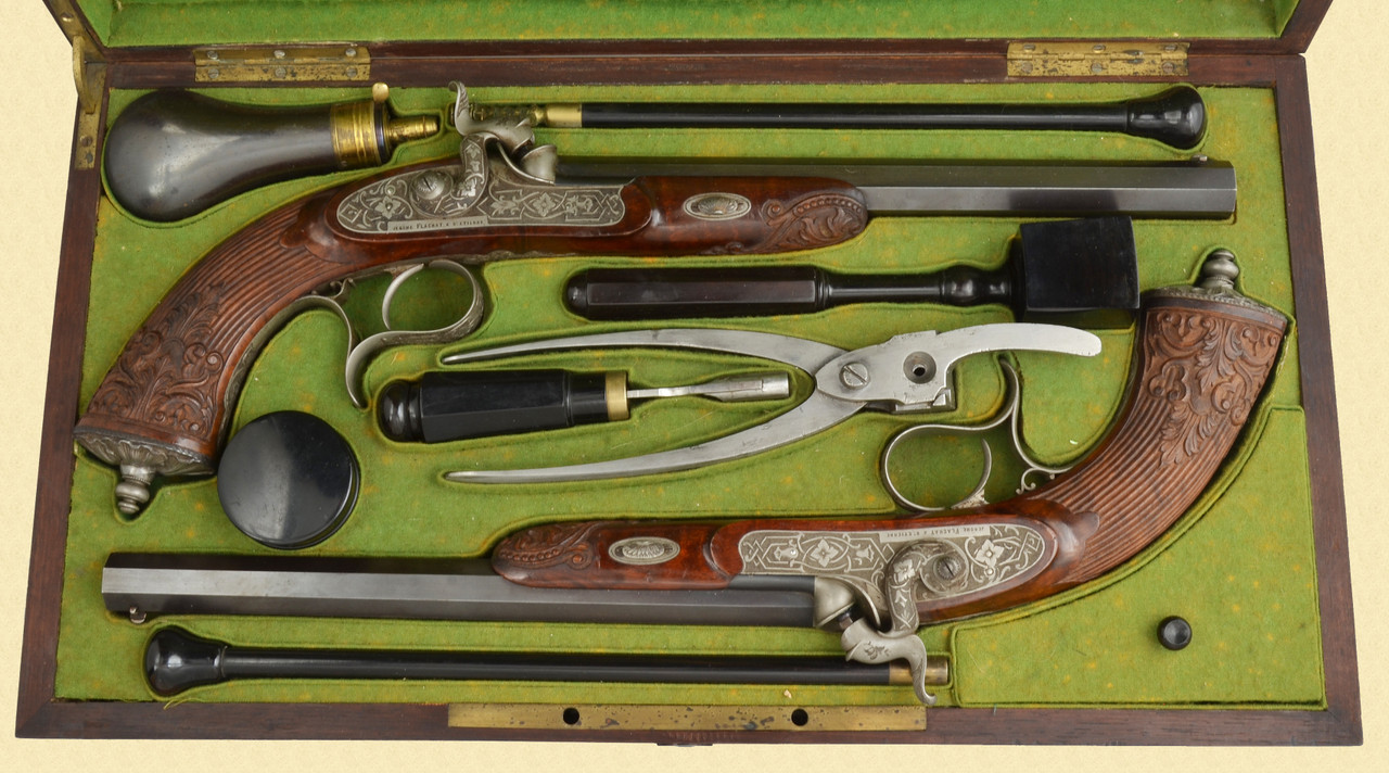 JEROME FLACHAT DUELING PISTOL SET - M10074