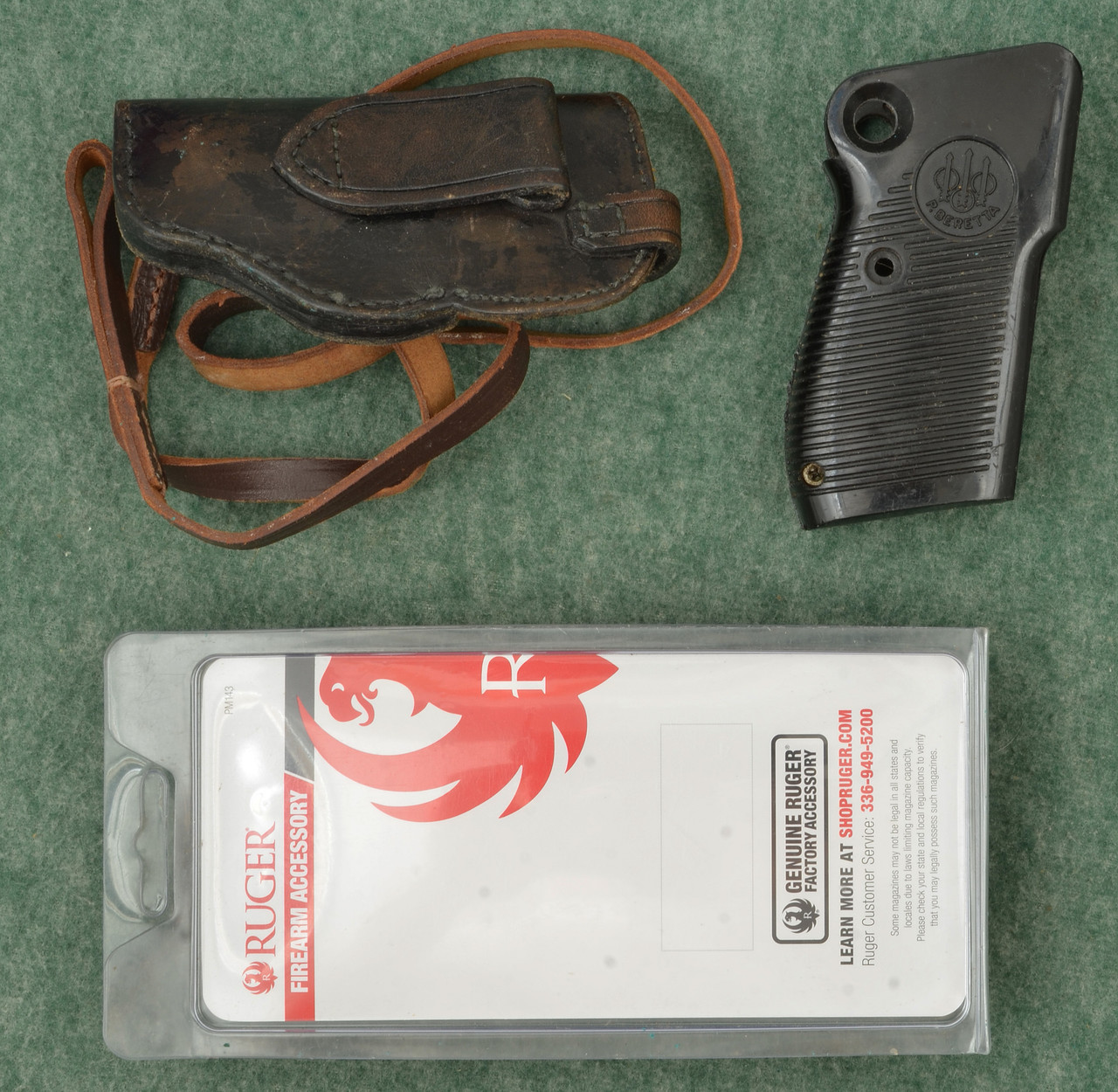 MAGAZINE RUGER P89 +GRIPS, HOLSTER - C44717