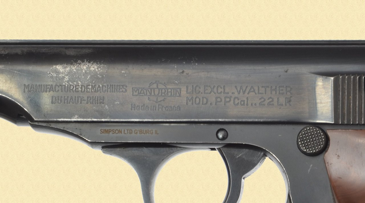 MANURHIN PP 22 CALIBER - Z34662