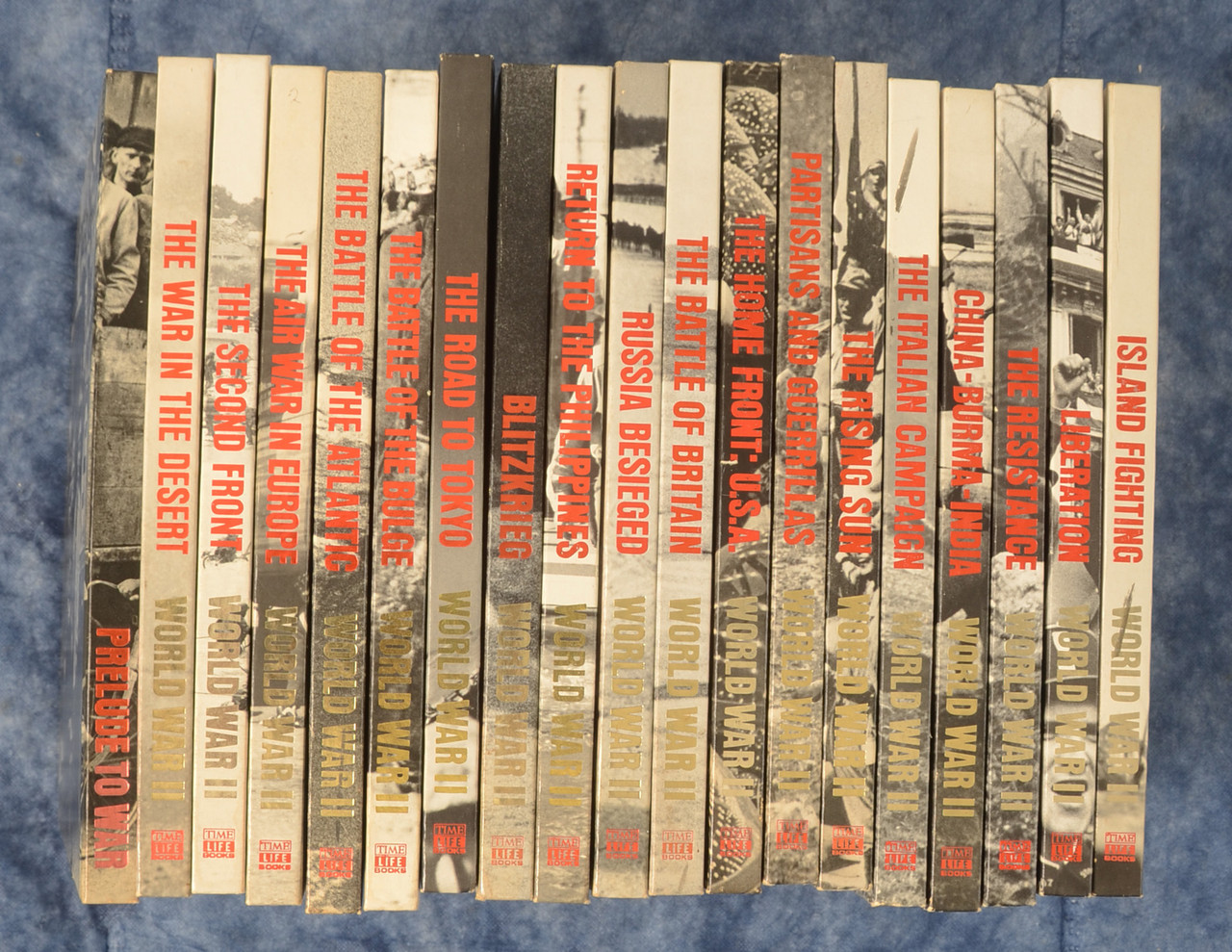 Books WW II Lot of 19 Time Life - C56949