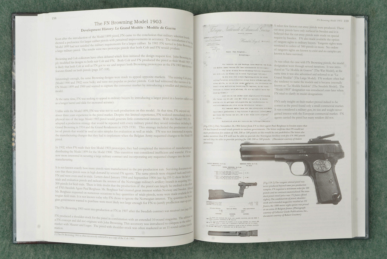 BOOK FN BROWNING PISTOLS 1ST EDITION - M10300