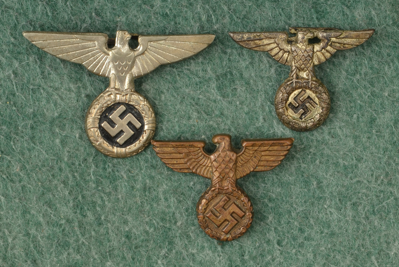 WWII NAZI EAGLE HAT PINS-3 - C58032