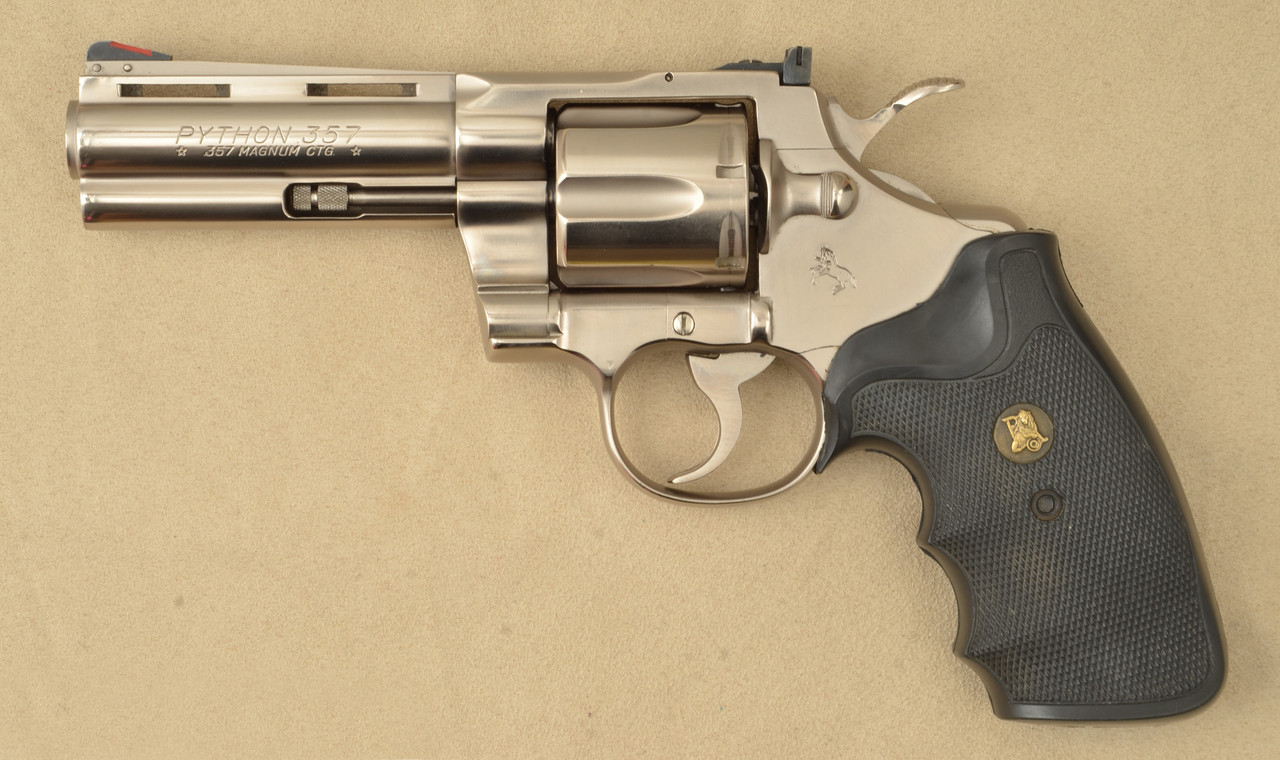 大人気HOTMGC POLICE PYTHON 357 MAGNUM REVOLVER コルトパイソン SPG モデルガン リボルバー （西） モデルガン