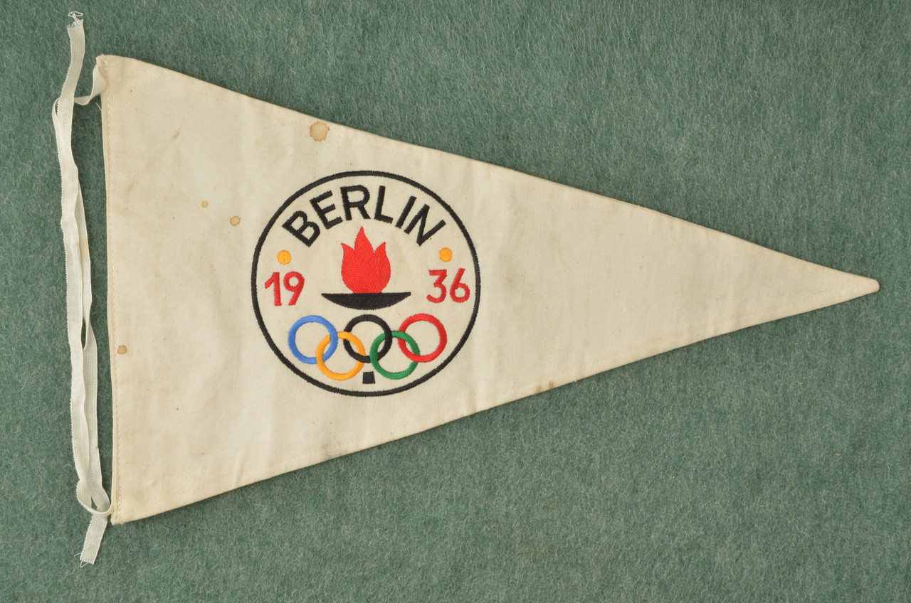  BERLIN 1936 OLYMPICS PENNANT - C58489