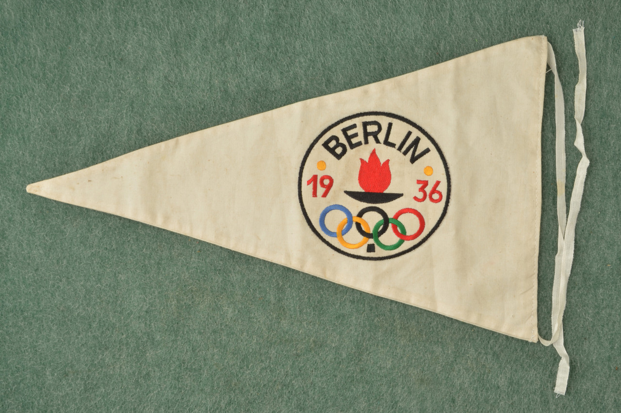  BERLIN 1936 OLYMPICS PENNANT - C58489