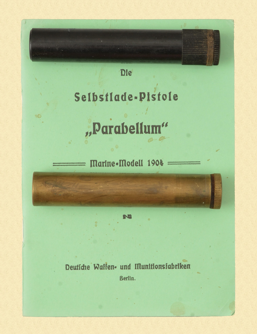 GERMANY Repro parabellum Manual + 2 oilers - C58235