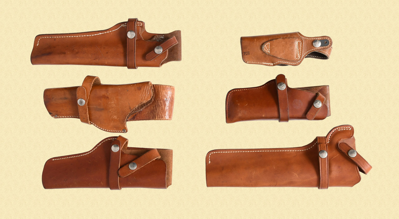 LEATHER COMMERCIAL HOLSTER LOT - M10662