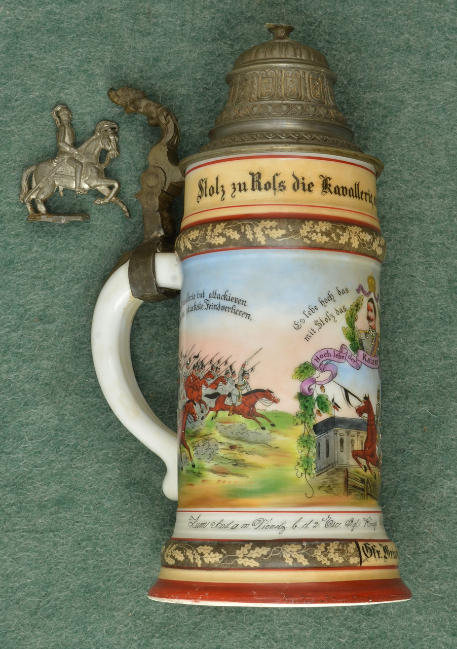 GERMAN CALVARY BEER STEIN - M10892