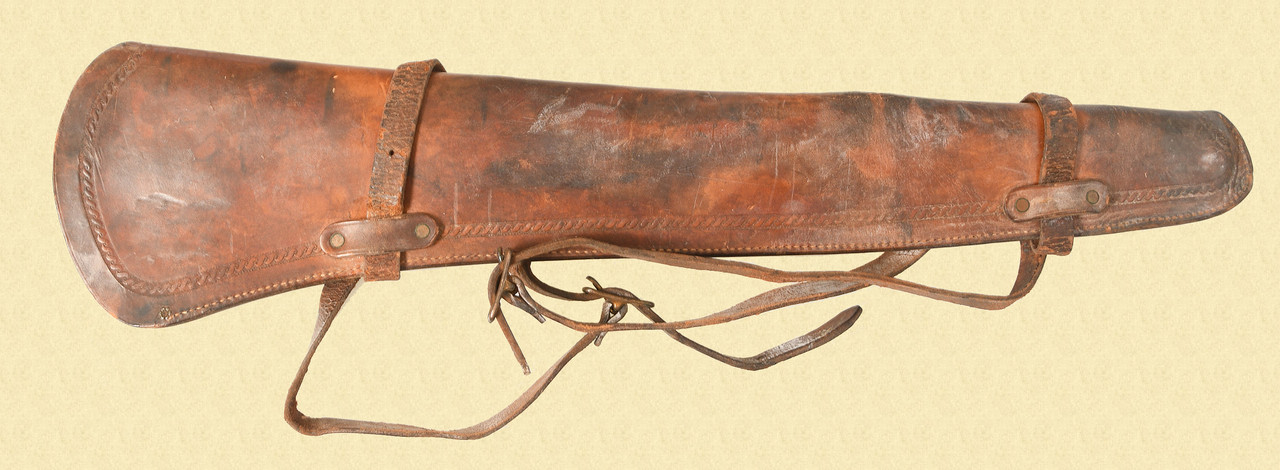VINTAGE LEATHER RIFLE SCABBARD - M10618