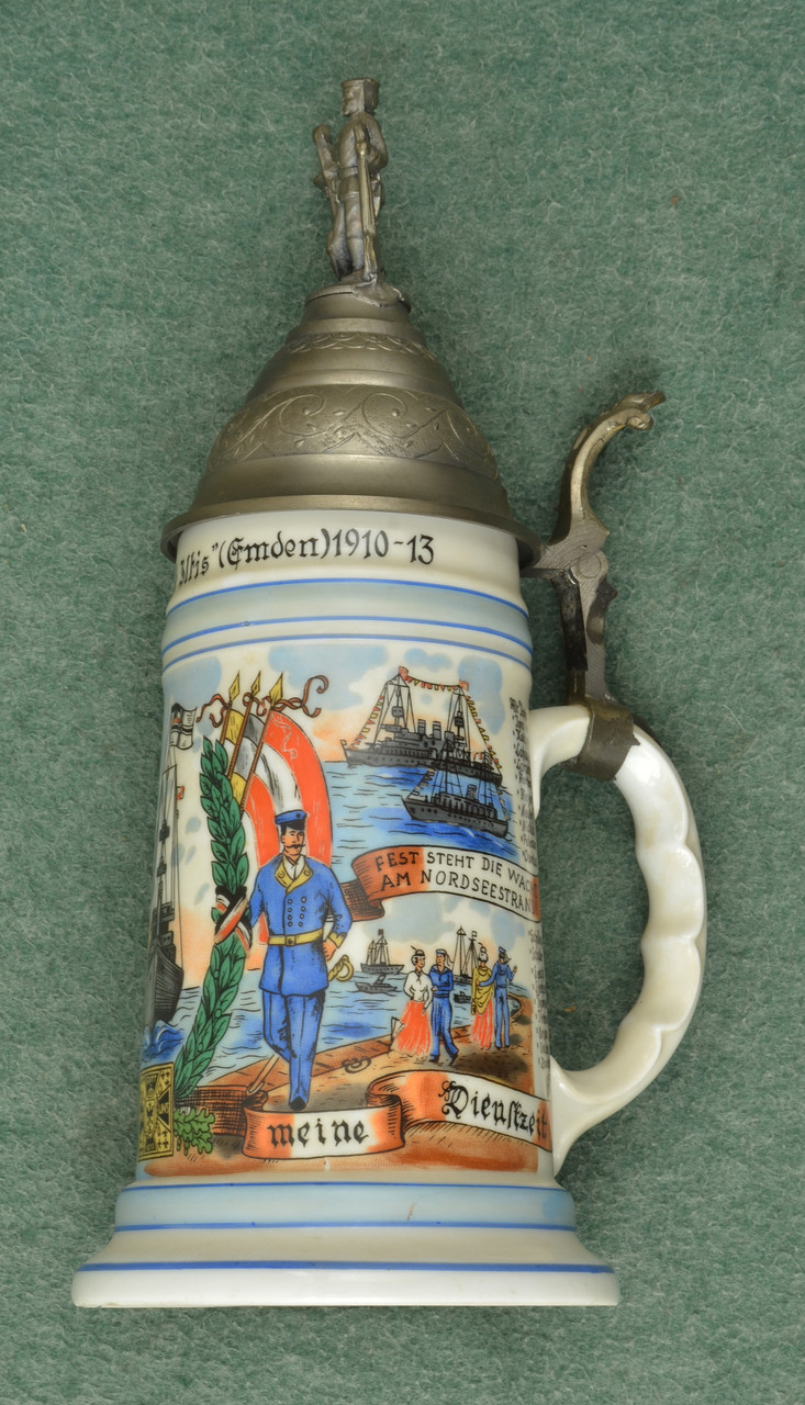 GERMAN NAVAL BEER STEIN - M10893