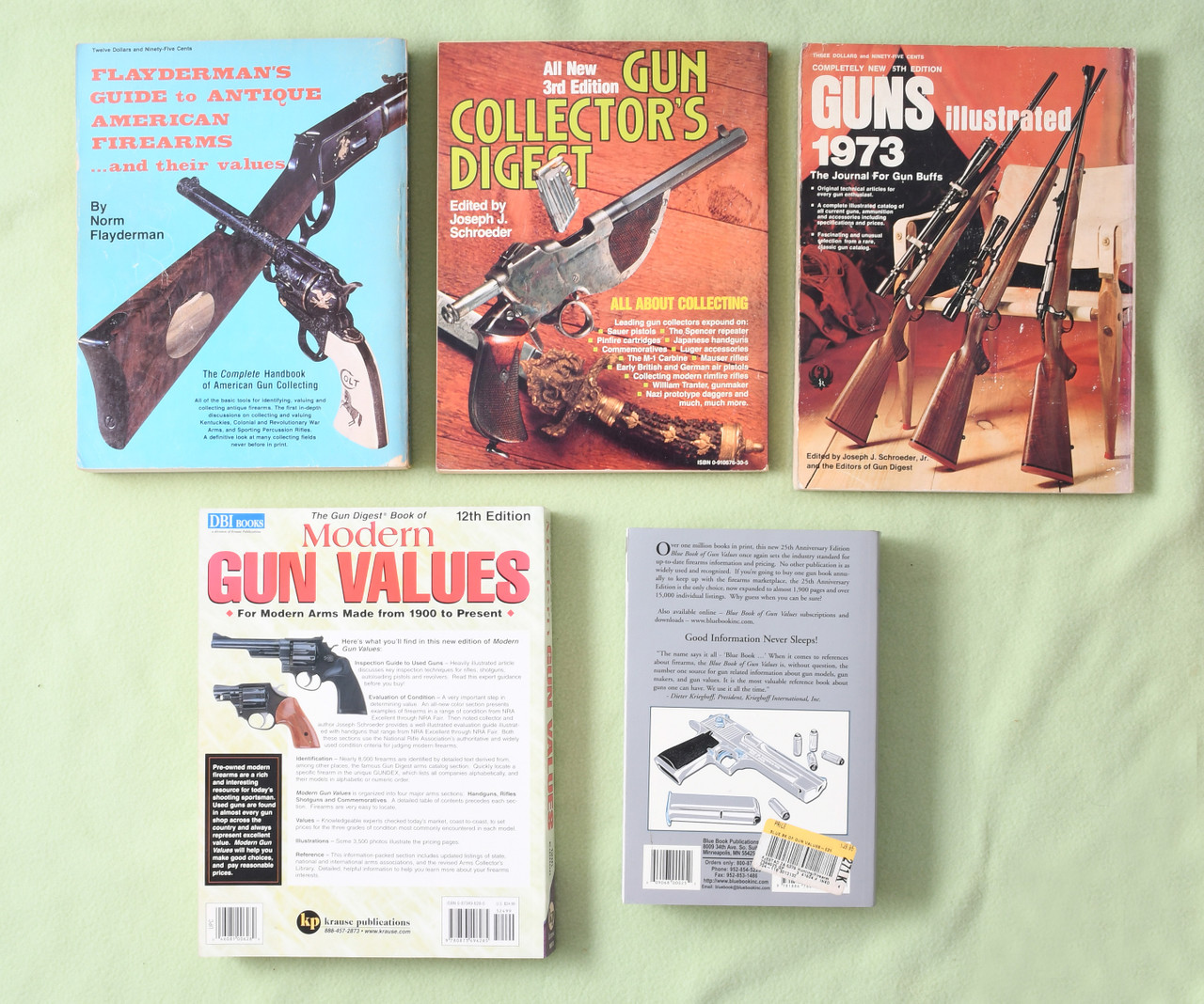 BOOK FIVE GUN INFORMATION BOOKS M10655 Simpson Ltd