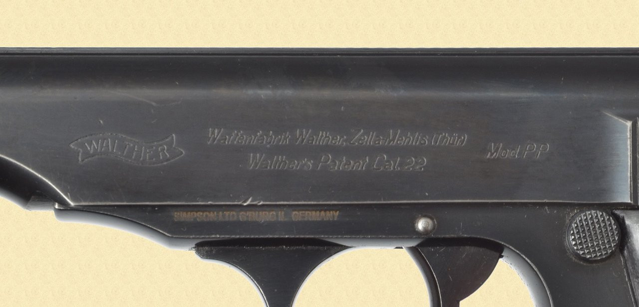 WALTHER PP 22 CALIBER - Z34687