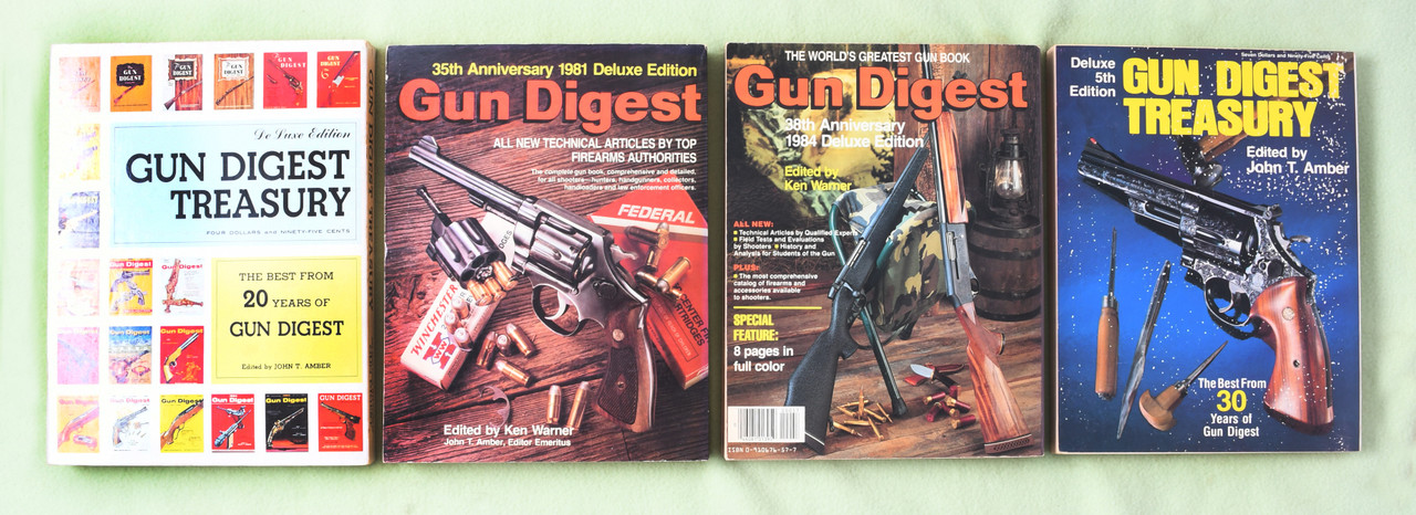 BOOK FOUR VINTAGE GUN DIGEST BOOKS - M10656