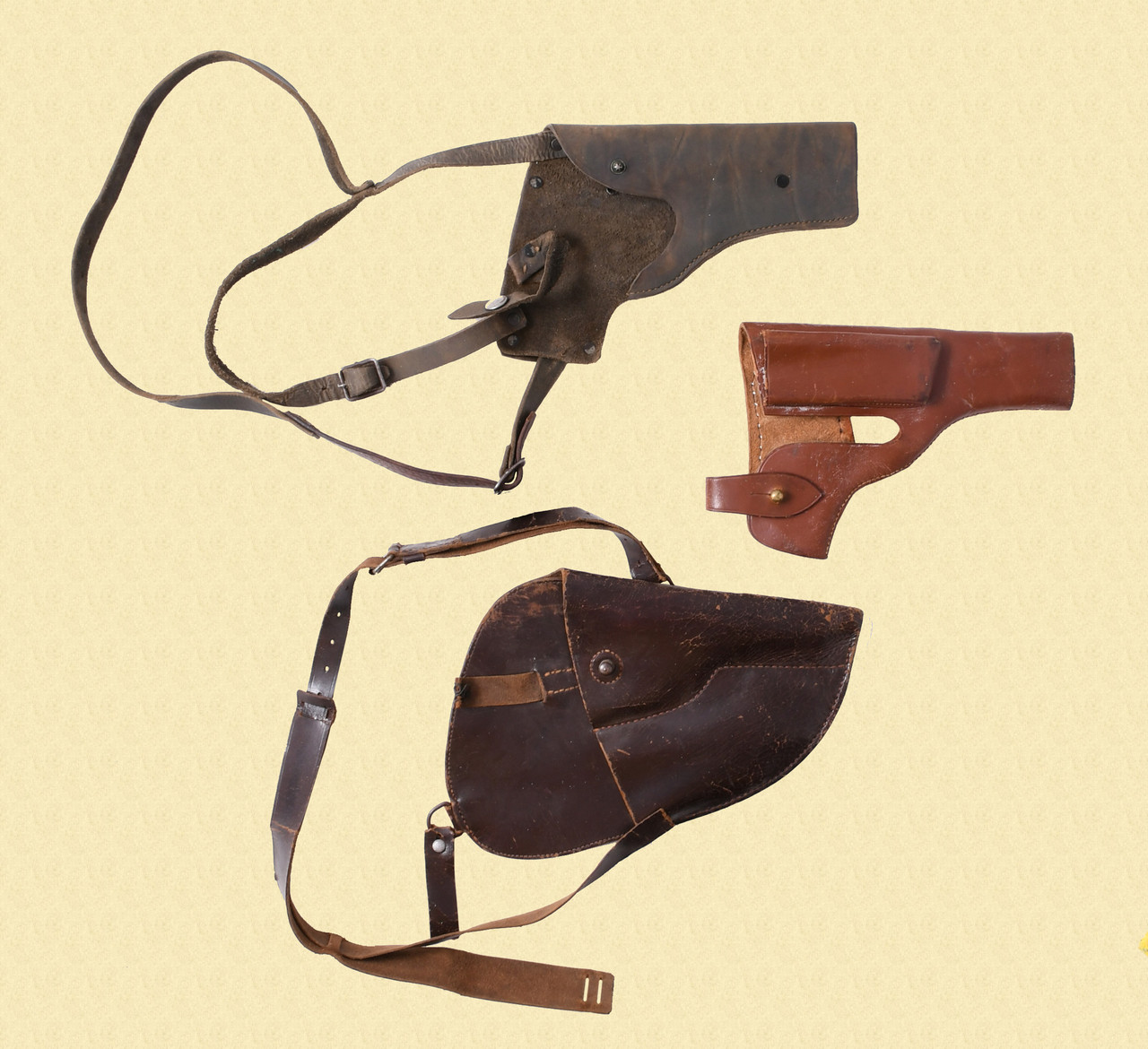 VINTAGE SHOULDER HOLSTER LOT - M11002