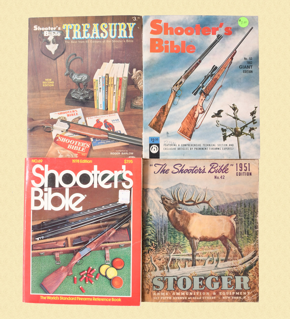 BOOK STOEGER SHOOTER'S BIBLE- LOT OF 4 - M10376