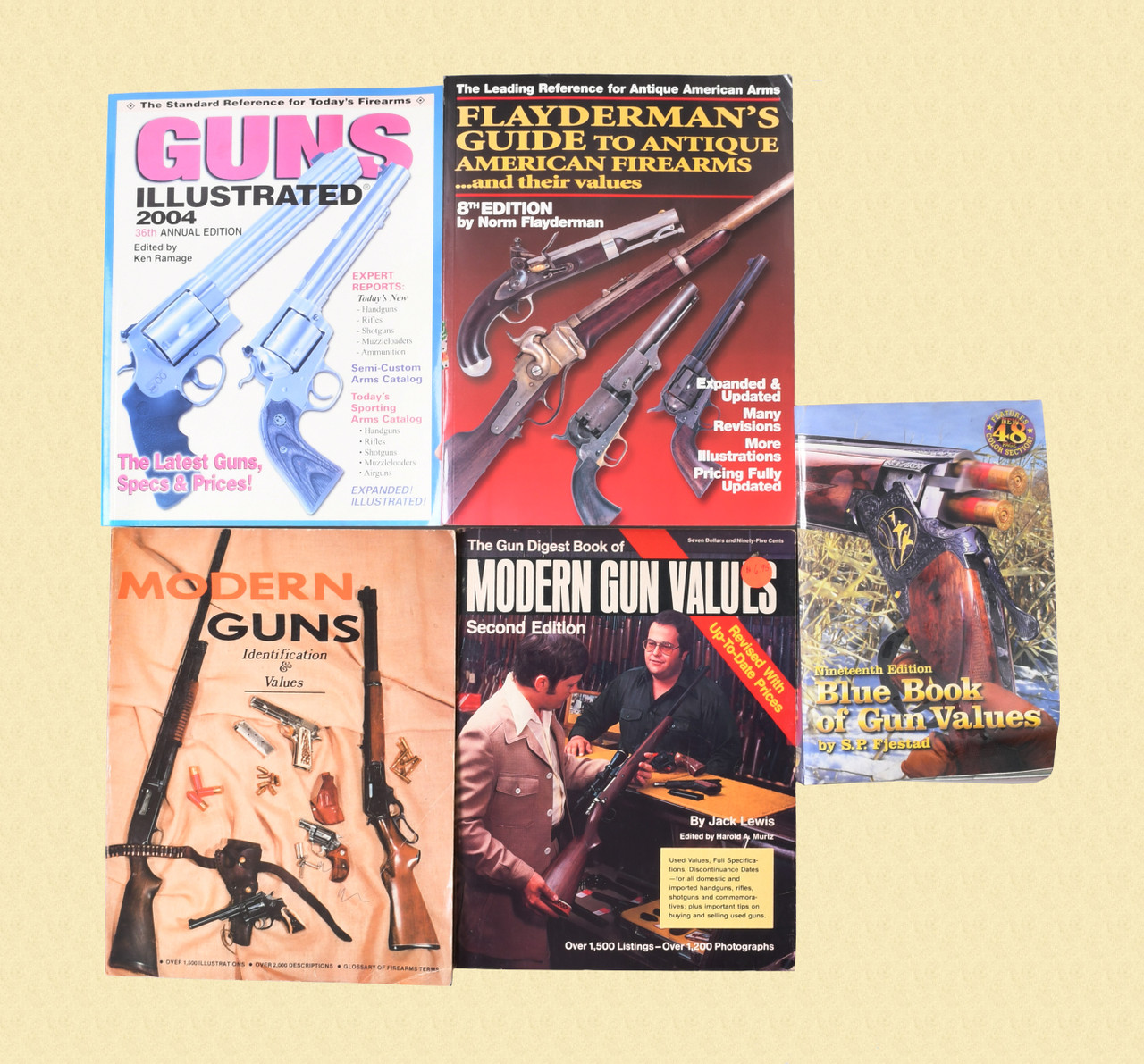 BOOK FIREARMS- LOT OF 5 - M10402