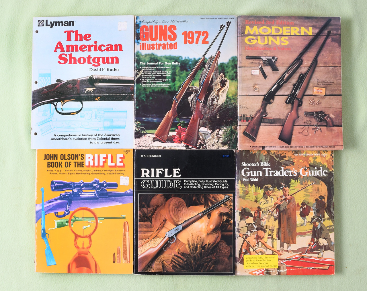 BOOK lot of six firearms information - M10646