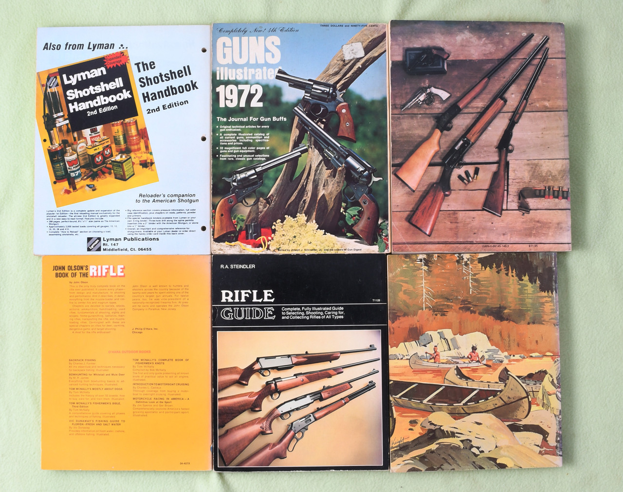 BOOK lot of six firearms information - M10646