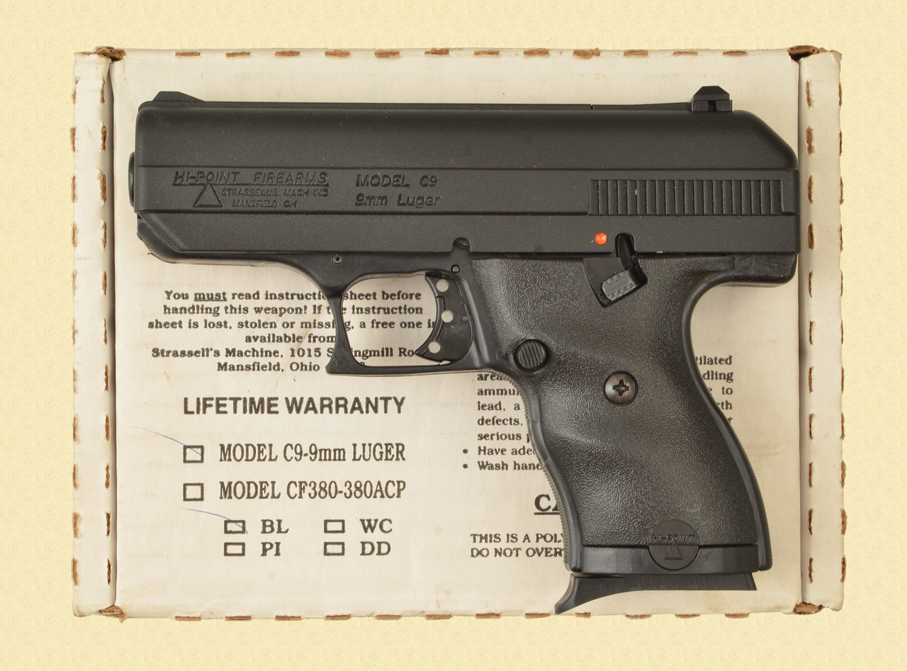 HI POINT FIREARMS MODEL C9 - C60092