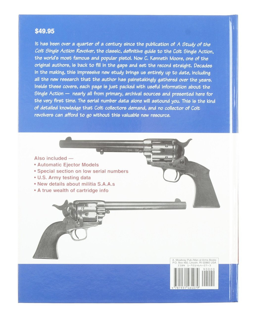 Colt Single Action Army Revolvers Study