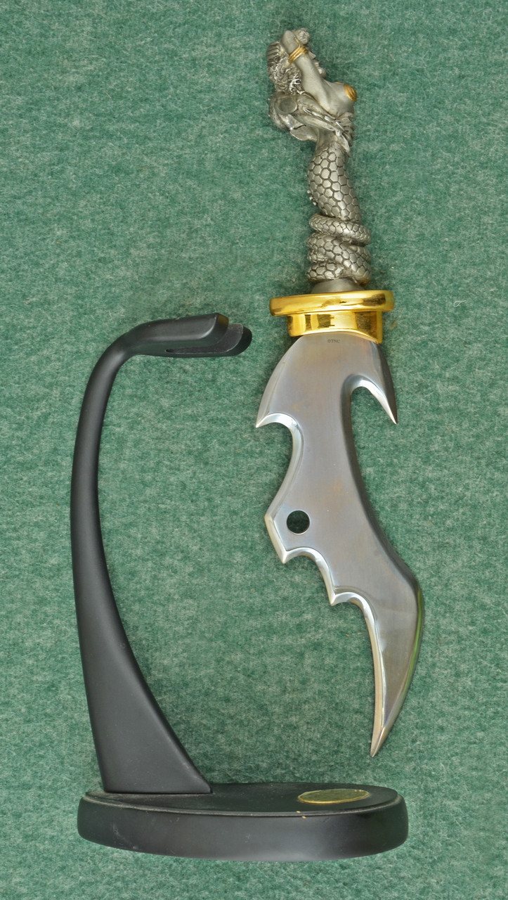 BORIS VALLEJO DAGGER W/STAND - C61748