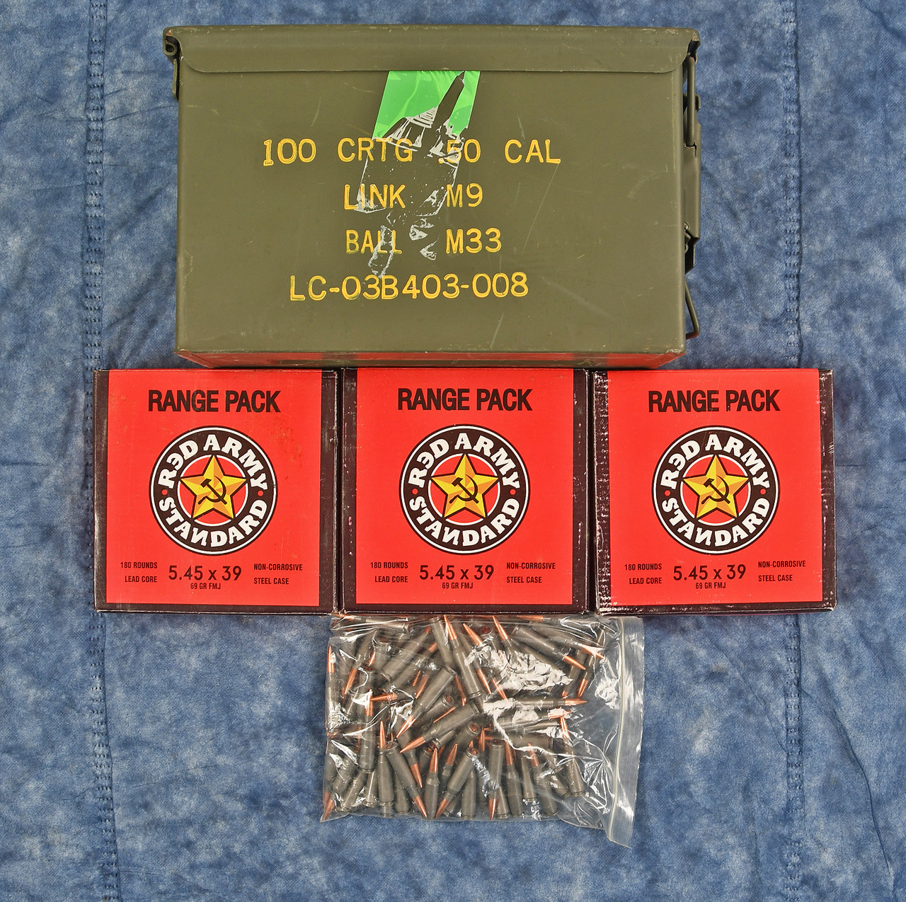 AMMUNITION 5.45X39 W/CAN - C61645