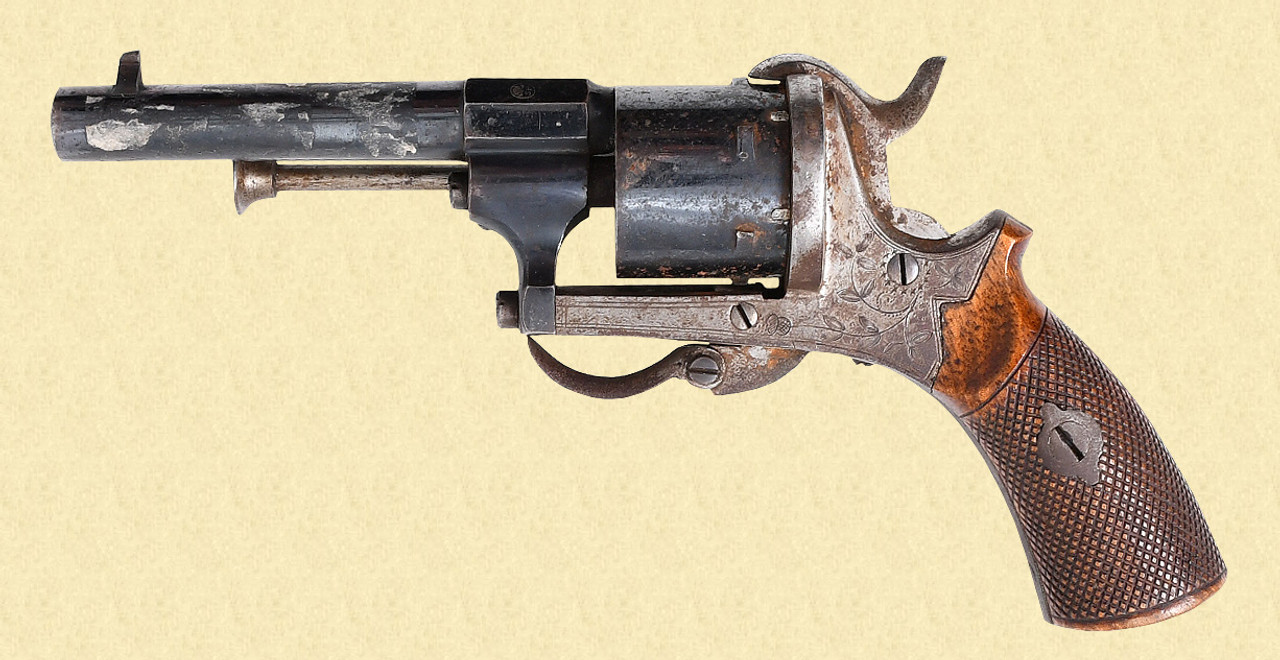 BELGIAN PINFIRE REVOLVER - C61313