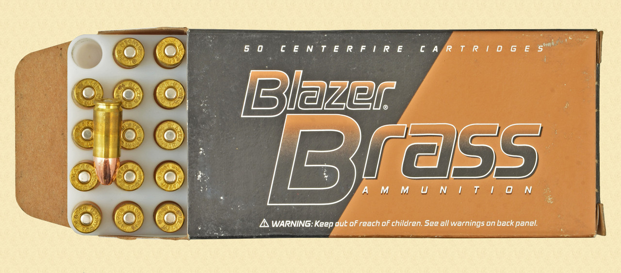 BLAZER BRASS 9MM LUGER AMMUNITION - C62280