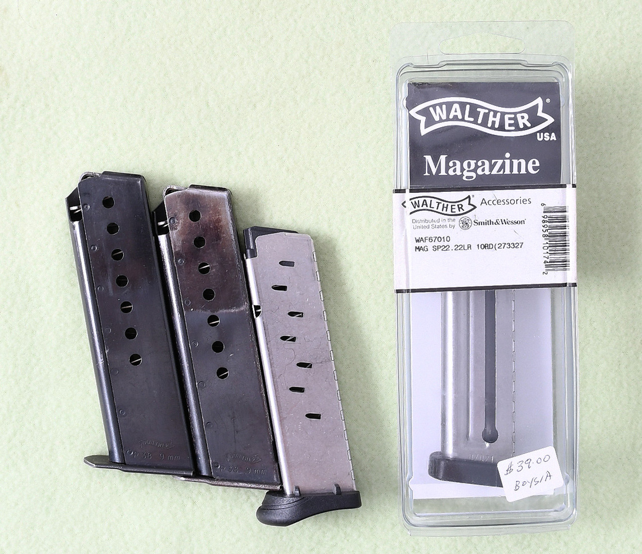 WALTHER 4 MIXED MAGAZINES - C62796