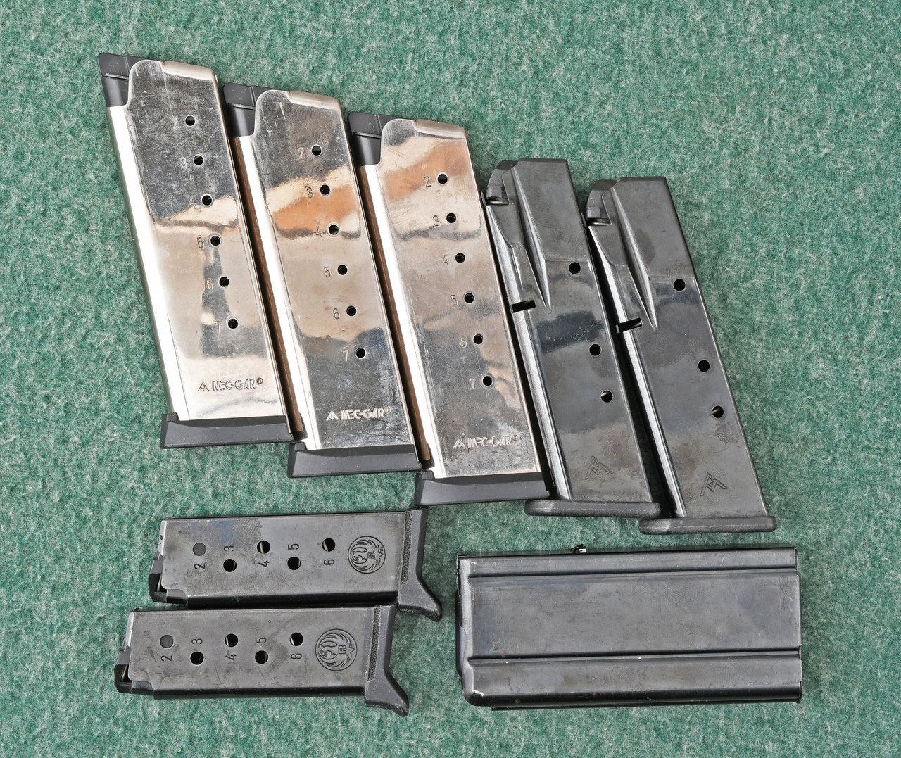 RUGER 8-MIXED MAGAZINES - C63057