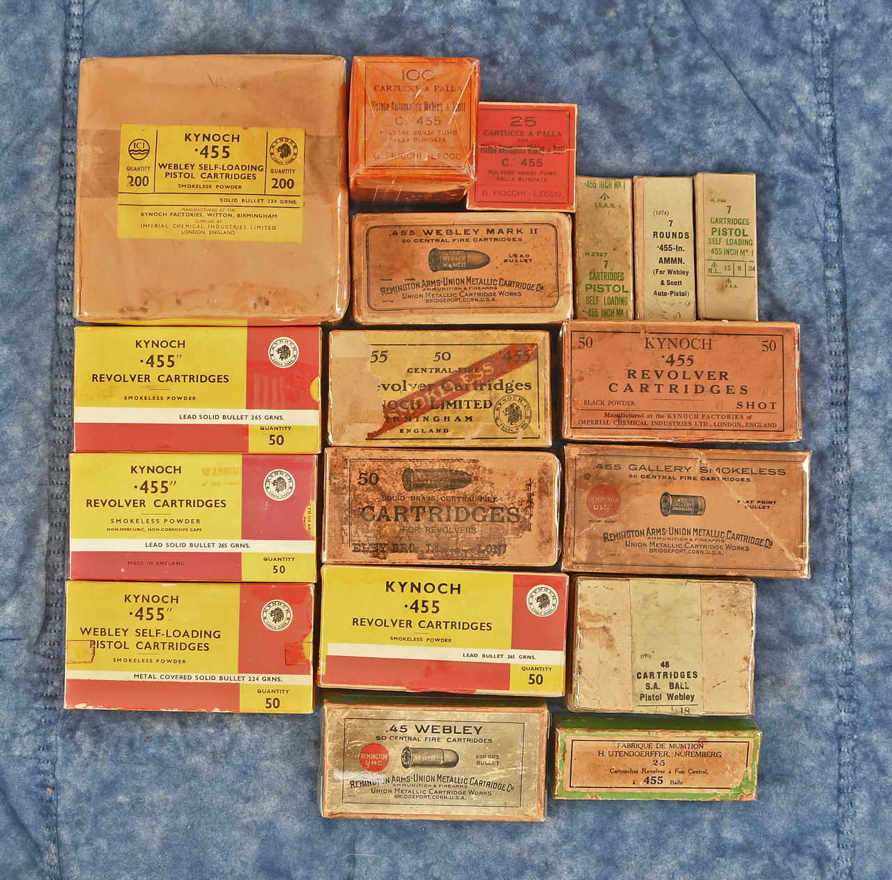 VINTAGE 455 AMMUNITION BOXES - C63120