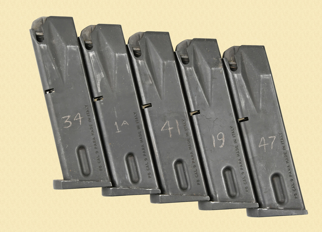 BERETTA 5-MODEL 92 MAGAZINES - C63150