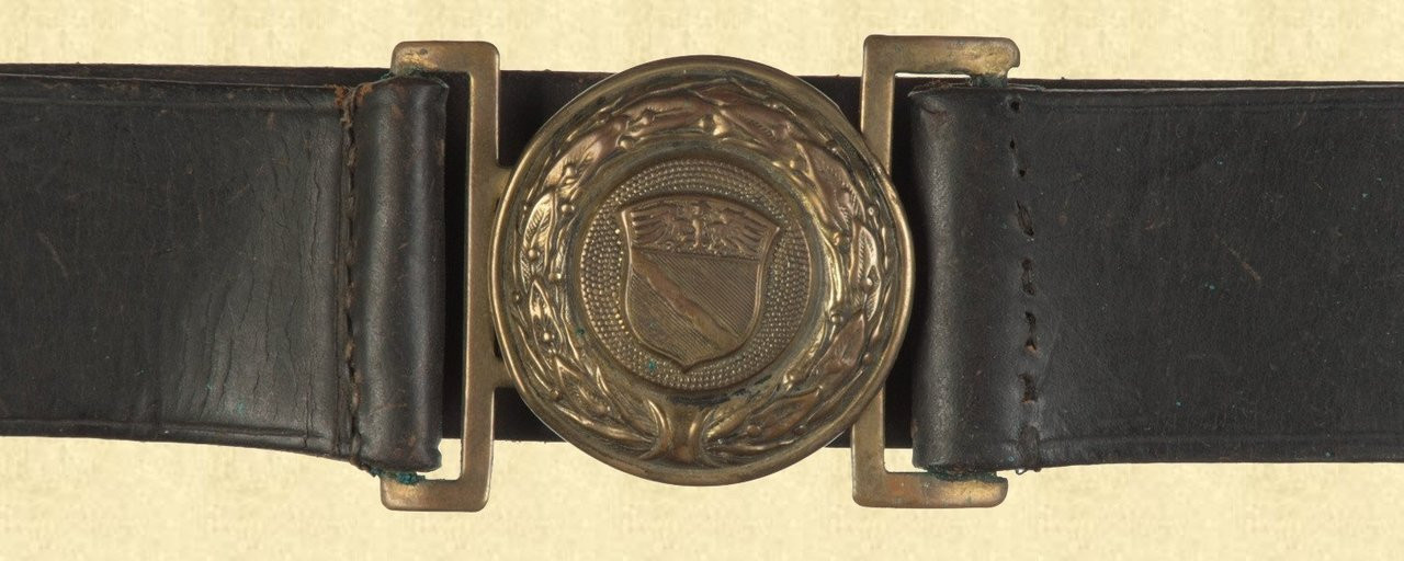 GERMAN BELT AND BUCKLE - C9655