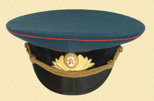 RUSSIAN ARMORED CORPS OFFICERS PARADE HAT - C30757