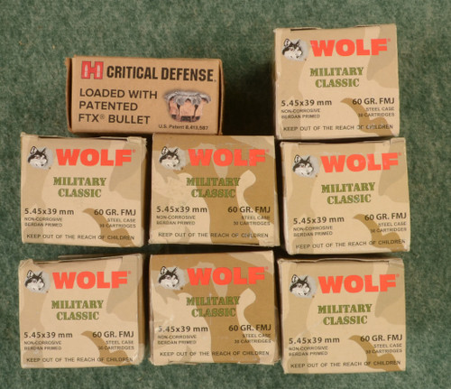 WOLF 5.45X39 MM MILITARY CLASSIC AMMO - C32316