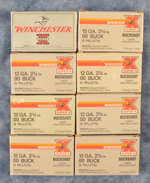 AMMUNITION WINCHESTER OO BUCK  40 RDS - C33342