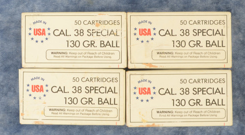 AMMUNITION 38 SPECIAL LOT OF 4 - C48905