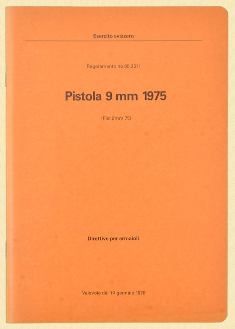 Pistola 9mm 1975 - M9035