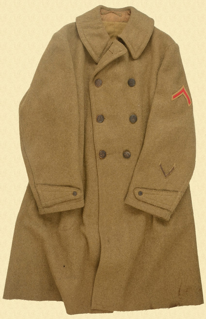 USGI US ARMY WWI TRENCH COAT WOOL OVERCOAT - C51868