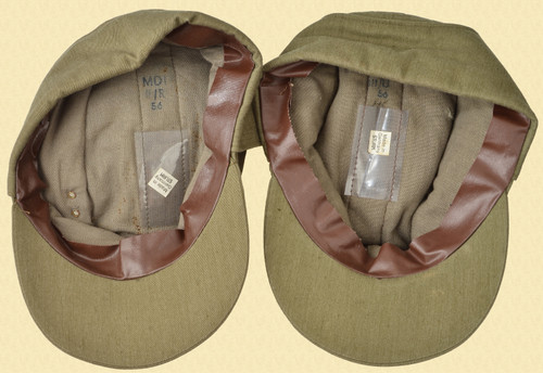 EAST GERMAN Military Surplus Caps, Olive Drab - C52830
