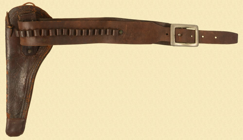 IVER JOHNSON GUN BELT AND HOLSTER - M9965