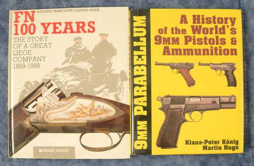 BOOK Lot of Two FN & 9MM history - M10204