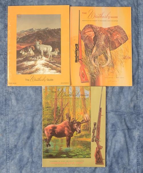 BOOK WEATHERBY GUIDE- 3 ISSUES - M10277