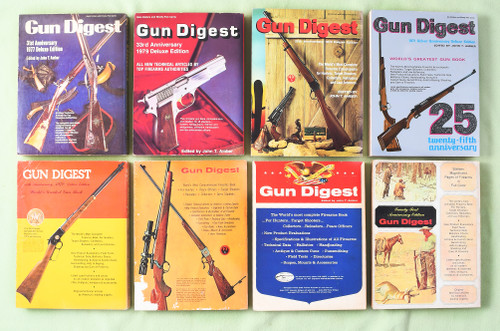 BOOK GUN DIGEST- LOT OF 8 - M10393